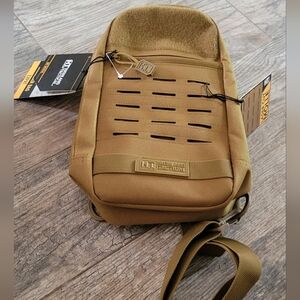 Highland Tactical Expat Shoulder Bag Laser Cut Molle Travel Hiking Bug Out Bag